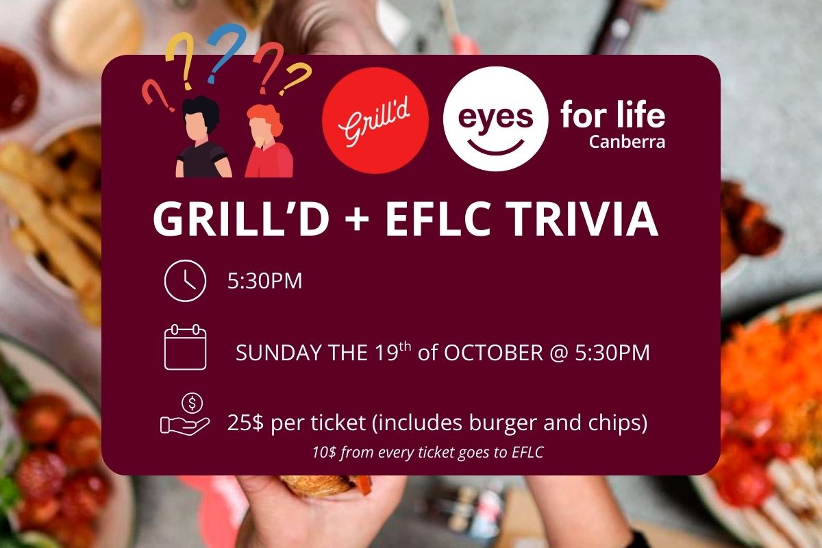 Grill’d x Eyes For Life Canberra Trivia Night image