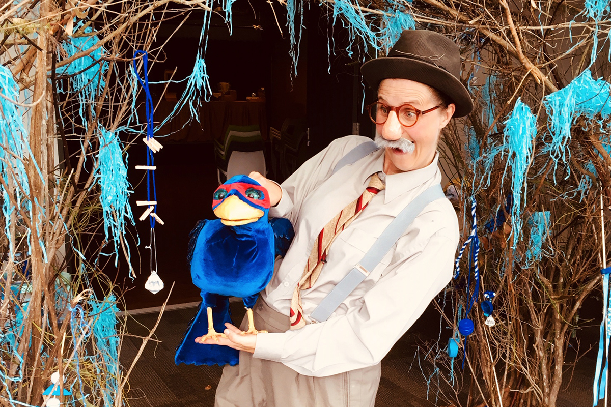A Little Bit of Blue puppet show image