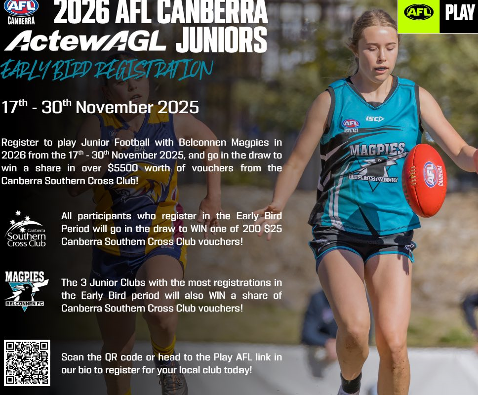 Belconnen Magpies Juniors Registration image