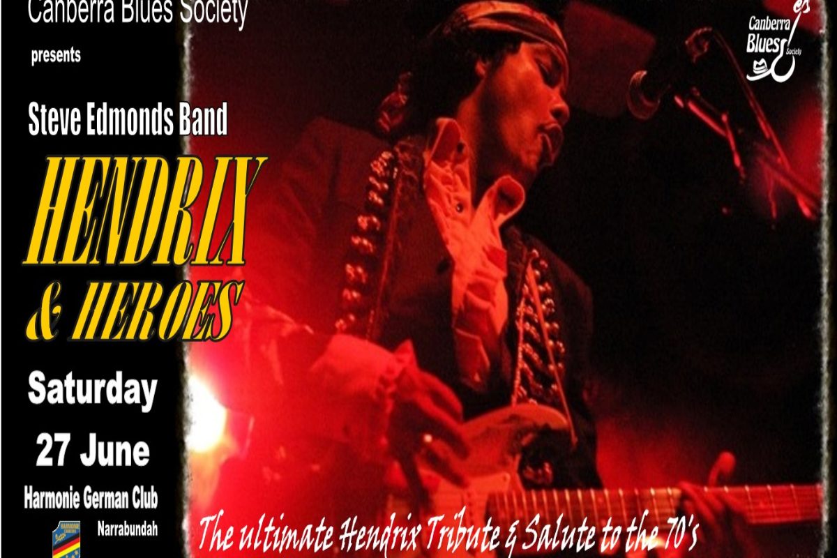 Hendrix & Heroes – Steve Edmonds Band @ The Zeppelin Room image