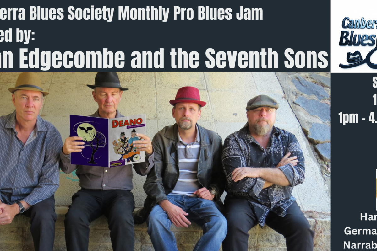 DEAN EDGECOMBE AND THE SEVENTH SONS hosts the CBS APRIL Pro Blues Jam image