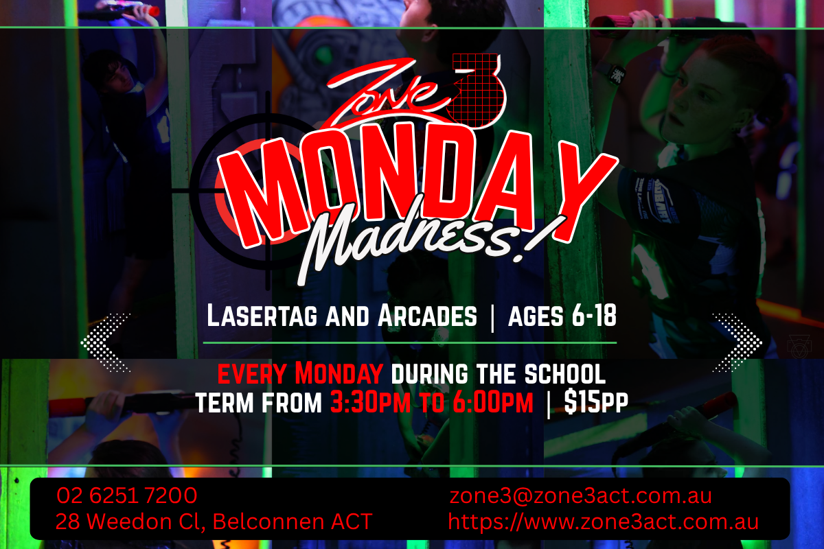 Zone 3 Laser Games – Monday Madness image