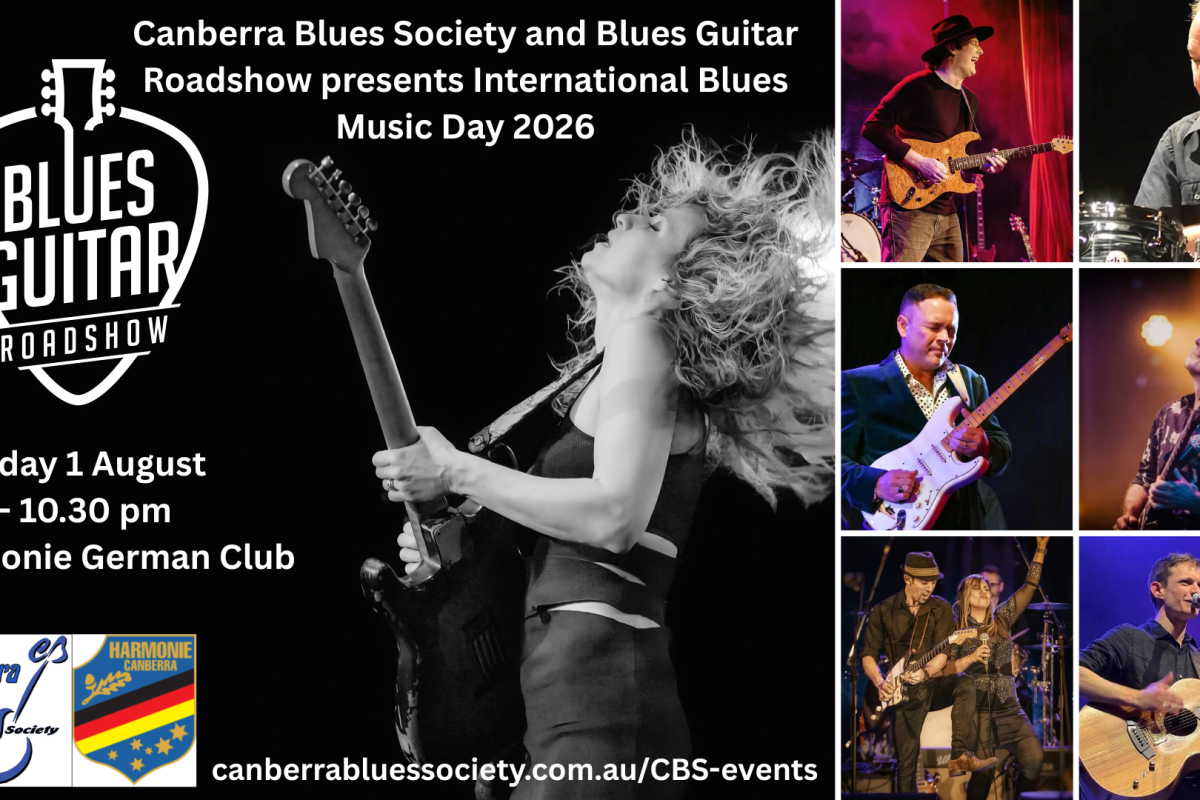 International Blues Music Day 2026 – Blues Guitar Roadshow and CBS IBMD Party image
