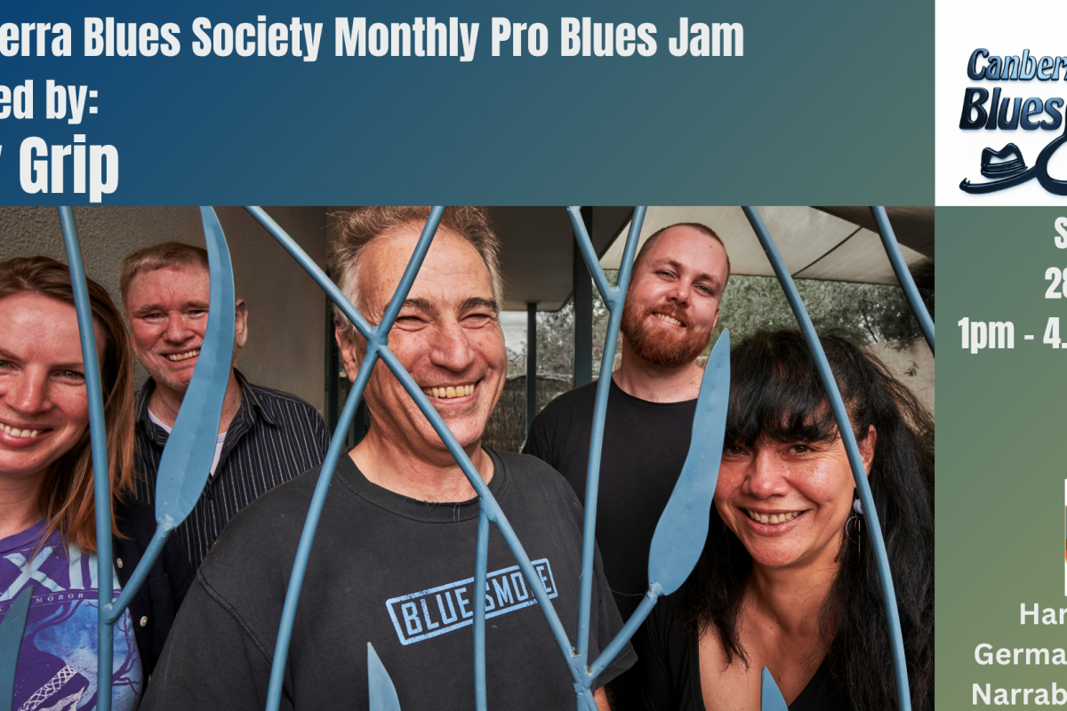 Canberra Blues Society June Pro Blues Jam – hosted by Key Grip image