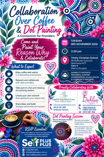 Learn how to Dot paint /Come Together. Connect. Create. Collaborate image